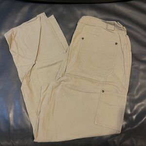 Women’s Canvas Work Pants - Cream